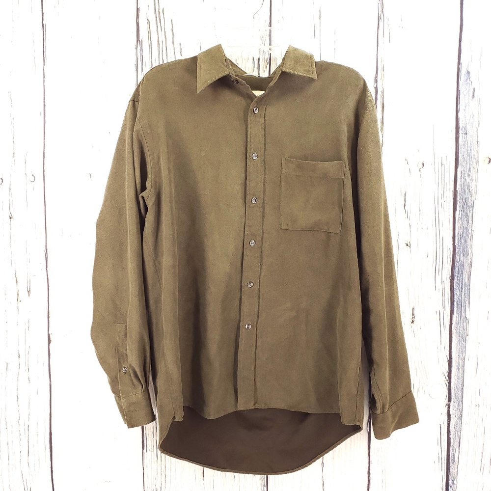 Alfani | Polyester Soft Button Up Men's Medium